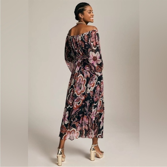 Anthropologie Sweeping Off-The-Shoulder Dress - Picture 5 of 9